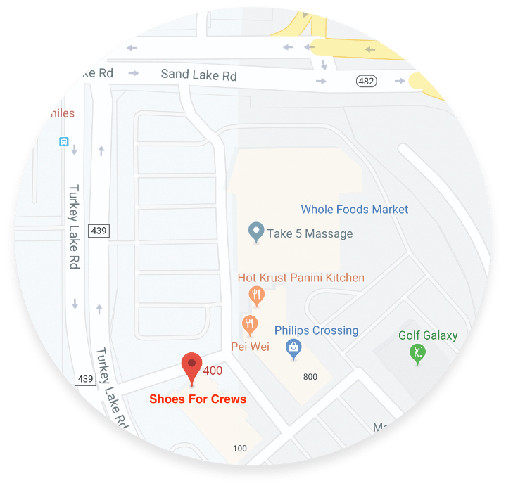 Store Locations Shoes For Crews